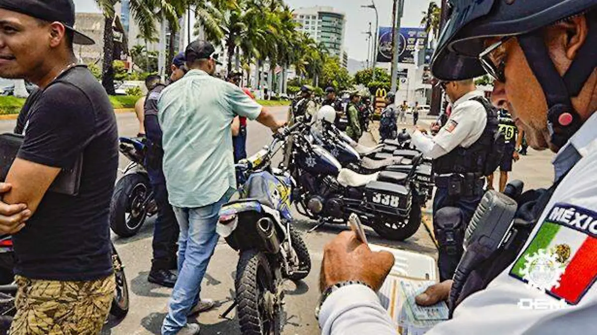 Acapulco - ACAMOTO comienzan las infracciones